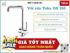 Vòi rửa nóng lạnh Teka OS 210 - Chất liệu đồng thau mạ Chrome - Sản xuất tại nhà máy Teka